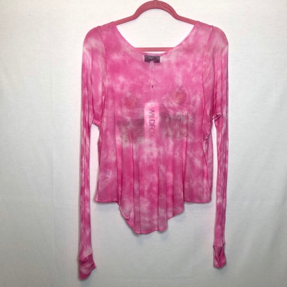 WILDFOX RARE pink tie-dye 💕 cupcake shirt 🧁 - Picture 3 of 12